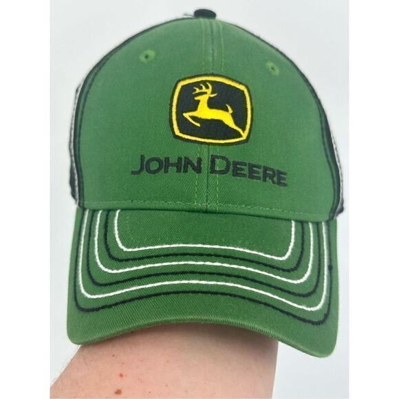 John Deere green adjustable hat - Picture 1 of 5